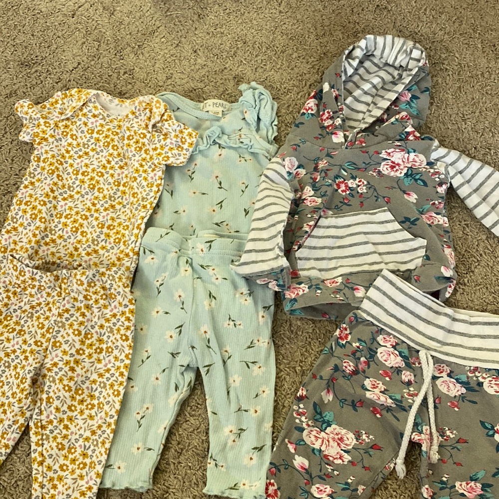 Baby girl bundle sets